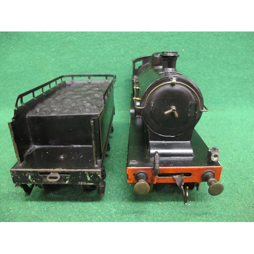 375 - Possibly Bing for Bassett-Lowke Gauge 1 clockwork 4-4-0 tender locomotive No. 2663 George The Fifth ... 