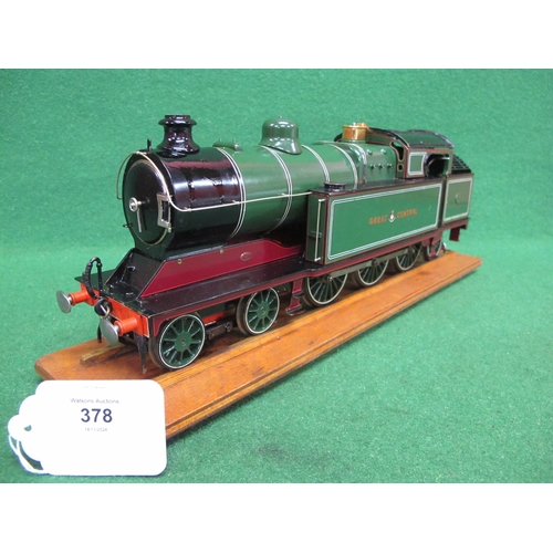 378 - Gauge 1 live steam spirit fired model of a Robinson A5 4-6-2 inside cylinder tank engine No. 168 in ... 