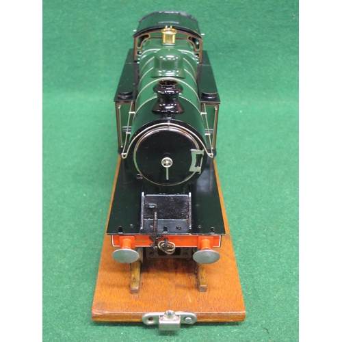 378 - Gauge 1 live steam spirit fired model of a Robinson A5 4-6-2 inside cylinder tank engine No. 168 in ... 