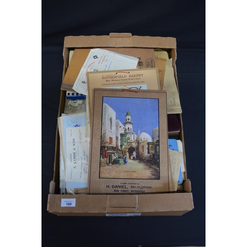 180 - Quantity of ephemera to include: trespassers sign, Sussex Police transfer sticker, For Pete's Sake p... 