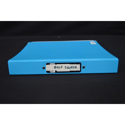 186 - Folder containing approx 84 black & white and colour postcards mainly relating to Crowborough Golf C... 