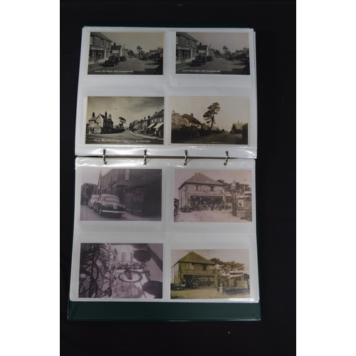 188 - Folder containing approx 350 black & white and colour postcards relating to Crowborough and local pe... 