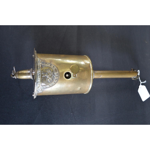 203 - Brass John Linwood spit or roasting jack