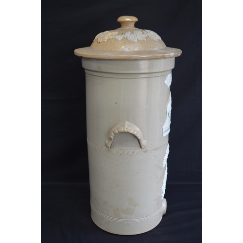 204 - Pasteur stoneware (Safe Water) filter - 59cm tall together with a Cheavins Saludor (Safe Water) filt... 