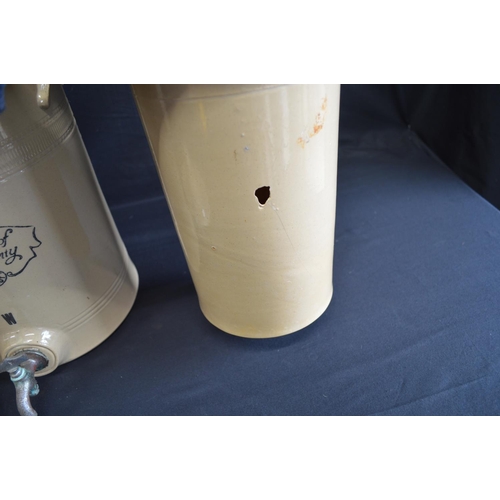 204 - Pasteur stoneware (Safe Water) filter - 59cm tall together with a Cheavins Saludor (Safe Water) filt... 