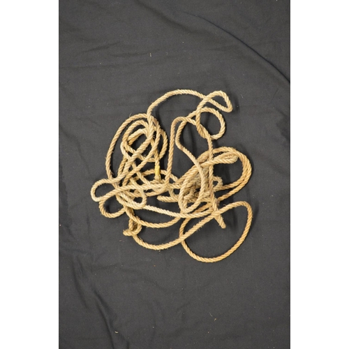 205 - Group of three flags to comprise: Union Flag/Jack with white border - 227cm x 117cm, Union Flag/Jack... 