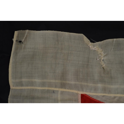 205 - Group of three flags to comprise: Union Flag/Jack with white border - 227cm x 117cm, Union Flag/Jack... 