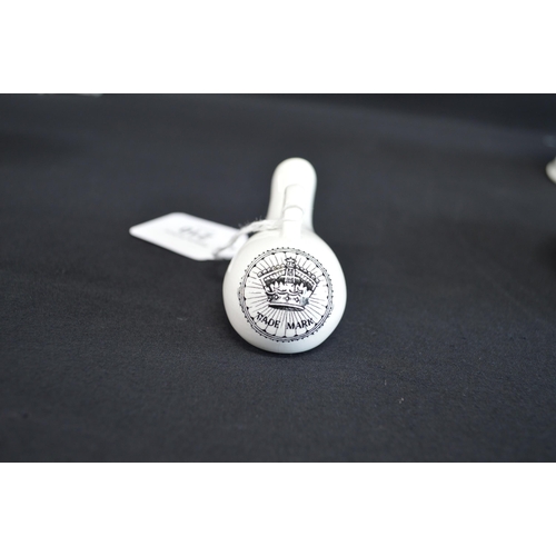 210 - Ceramic Oxford Rd No. 183000 salesman's toilet bowl - 13.5cm tall together with three other miniatur... 