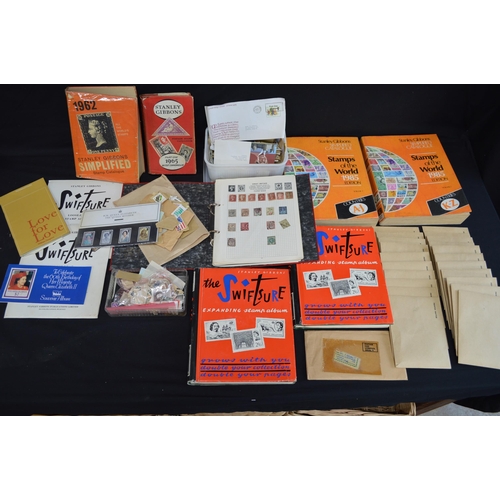 233 - Stamp collection to comprise of Great Britain and world stamps to include seven Penny Reds etc