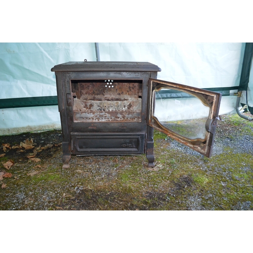 132 - Efel iron wood burner/stove - 66cm x 51cm x 70cm tall