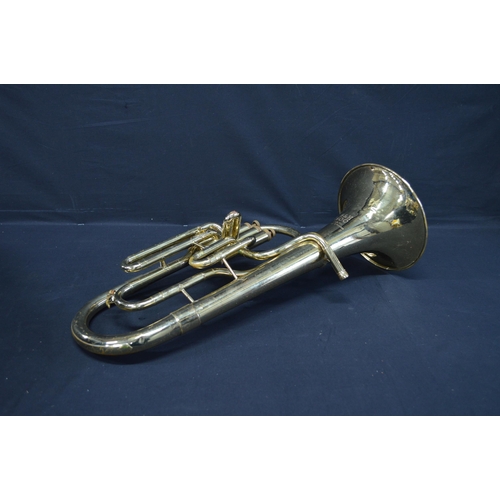 134 - Boosey & Hawkes B&H 400 brass tenor horn in hard case