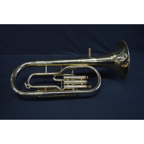 134 - Boosey & Hawkes B&H 400 brass tenor horn in hard case