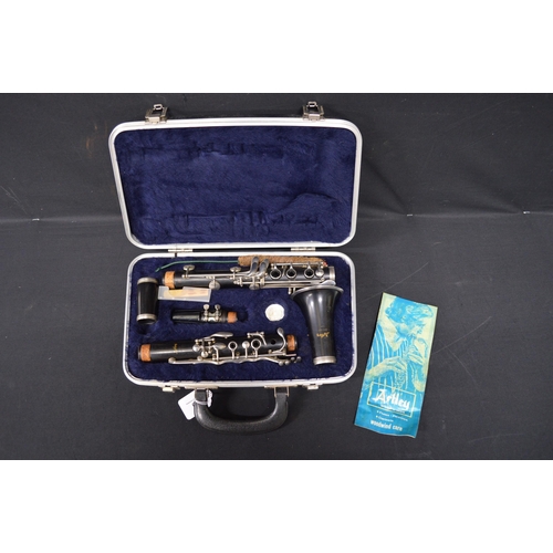 61 - Cased Artley Artists clarinet