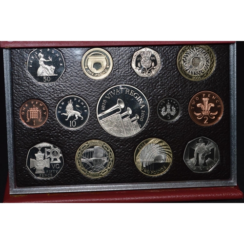 58 - Group of five Royal Mint Proof Year coin sets in fitted cases to comprise: 1995, 1996, 1997, 1999 an... 