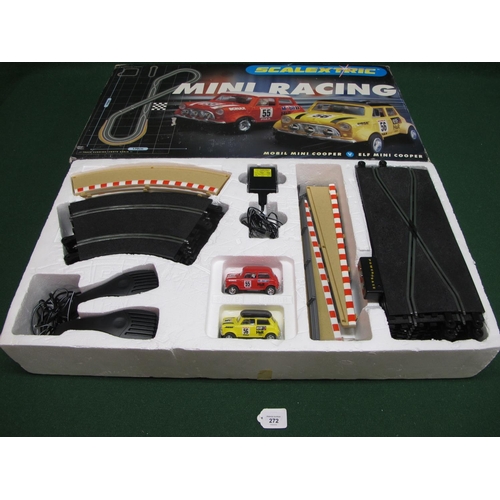Boxed Made in England Scalextric Mini Racing C1019 set with Mobil and ...