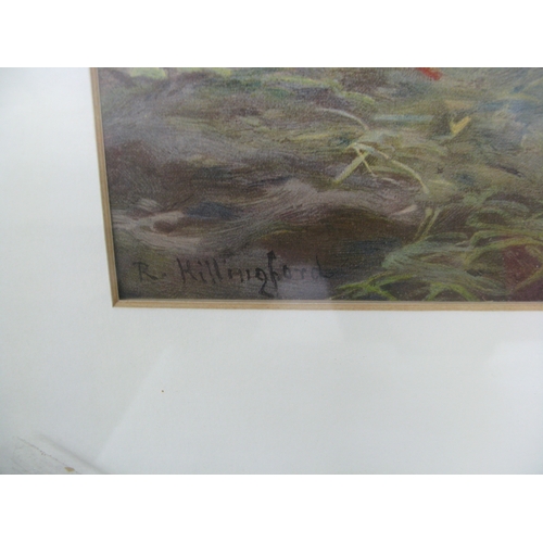 415 - Robert Alexander Hillingford, colour print of the Battle of Waterloo, signed bottom left R Hillingfo... 