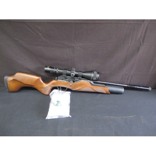 104 - Walther Rotex RM8 air rifle made in Germany, Serial No. R0002695 with Optisan Cobra 3-9 x 42 AO scop... 