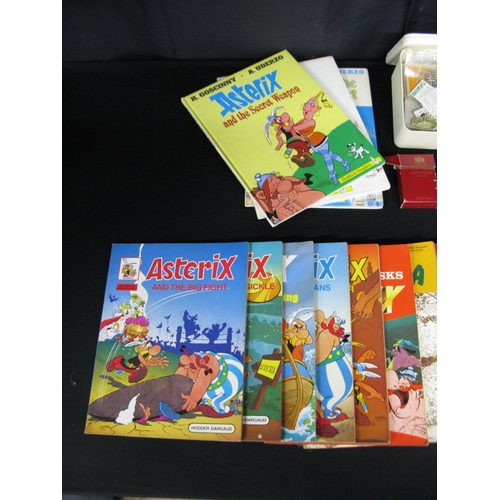 78 - Twenty four Asterix comic books to include: five hardback published by Hodder & Stoughton together w... 