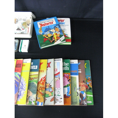 78 - Twenty four Asterix comic books to include: five hardback published by Hodder & Stoughton together w... 