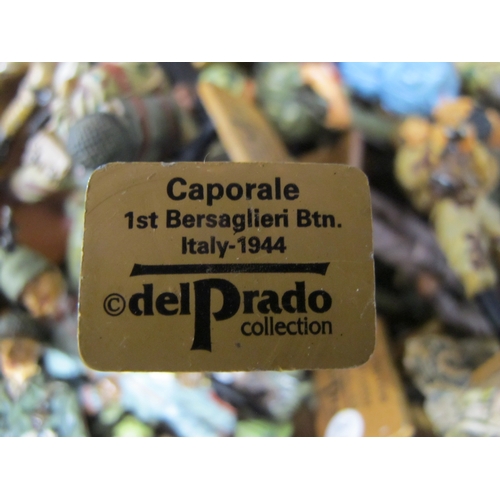 83 - 101 Del Prado military figures including: Female Sniper Red Army, Colour Sargeant Coldstream Guards ... 