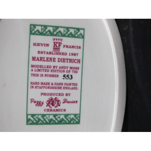 84 - Figurine of Marelene Dietrich as Lola Lola from the film The Blue Angel by sculptor Andy Moss, Limit... 