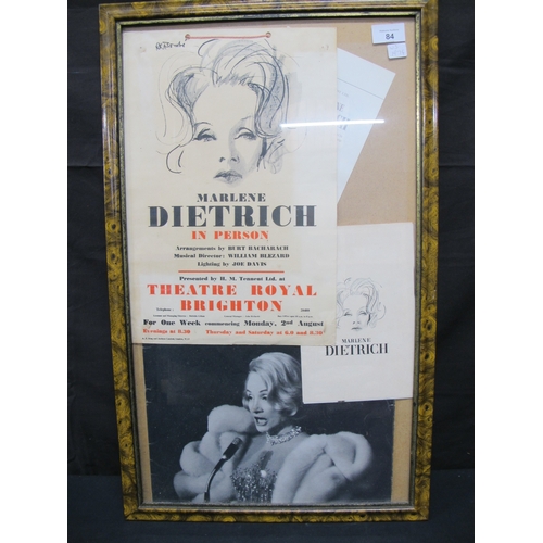 84 - Figurine of Marelene Dietrich as Lola Lola from the film The Blue Angel by sculptor Andy Moss, Limit... 