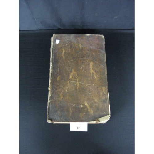 87 - The Self Interpreting Bible published by R Evans, 8 Whites Row, Spitalfields, London, dated 1815 - 4... 