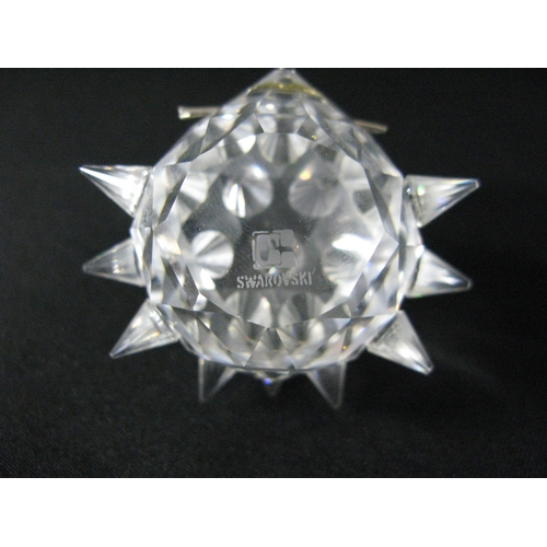 80 - Eight items of glassware to include: Mats Jonasson dolphin paperweight number 7529, two polar bear p... 