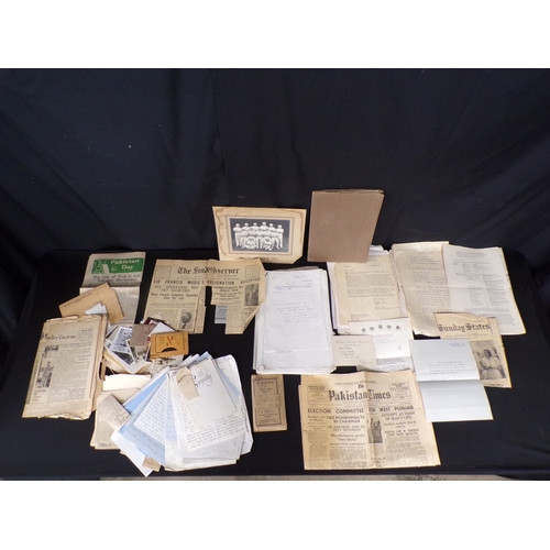 90 - Box of unsorted archive of Sir Frank (Francis) Mudie, British Civil Servant and member of the Britis... 