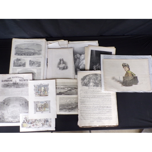 93 - Two boxes of Illustrated London News and graphic prints