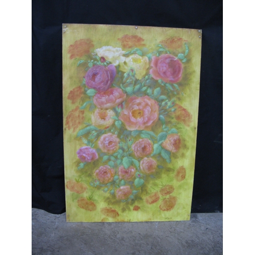299 - Group of three B.Selmey? oil on boards of sprays of flowers each signed bottom right, un framed - 61... 