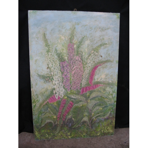 299 - Group of three B.Selmey? oil on boards of sprays of flowers each signed bottom right, un framed - 61... 