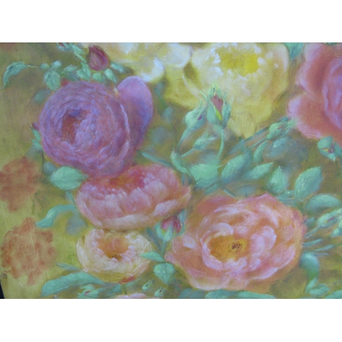 299 - Group of three B.Selmey? oil on boards of sprays of flowers each signed bottom right, un framed - 61... 