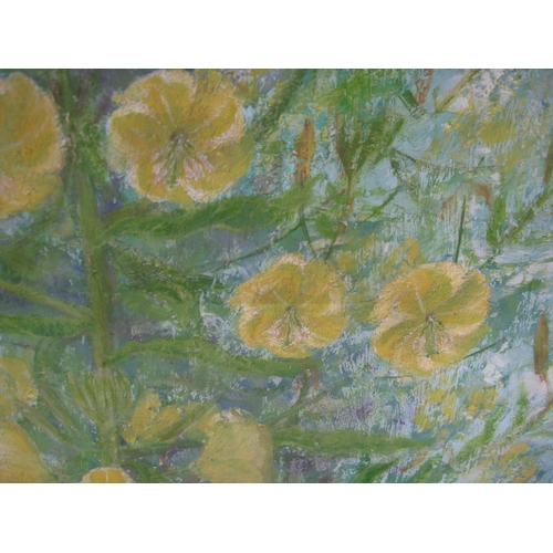 299 - Group of three B.Selmey? oil on boards of sprays of flowers each signed bottom right, un framed - 61... 