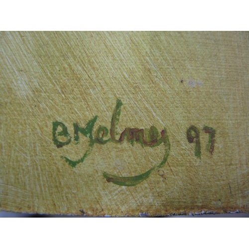 299 - Group of three B.Selmey? oil on boards of sprays of flowers each signed bottom right, un framed - 61... 