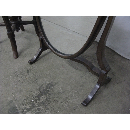 265 - Victorian walnut revolving piano seat having a circular padded seat and standing on turned splayed s... 