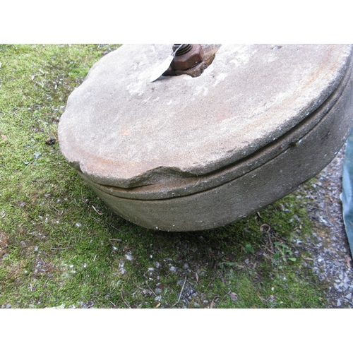 76 - Stone sharpening wheel - 45cm dia