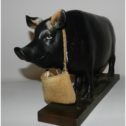 1 - Pig Money Box Large (apx 26cm height and 48cm length )