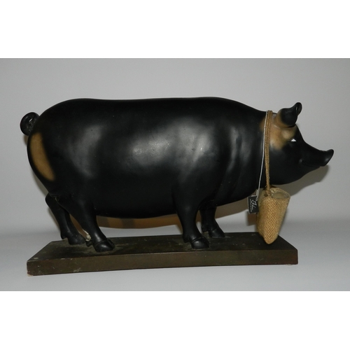 1 - Pig Money Box Large (apx 26cm height and 48cm length )