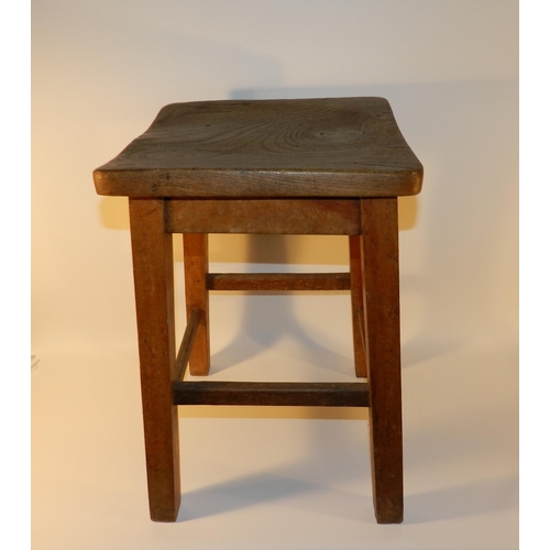 105 - Wooden stool apx 50cm height