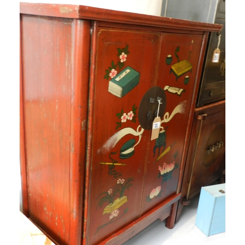 122 - Large Chinese Buffet Unit apx 136cm height, 100x54cm