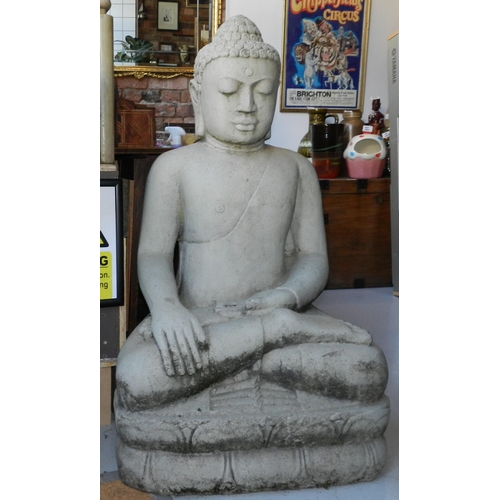 186 - Large Budha garden statue , apx 110cm height ( heavy load, over 150kg)