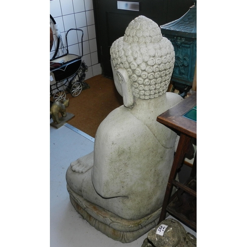 186 - Large Budha garden statue , apx 110cm height ( heavy load, over 150kg)