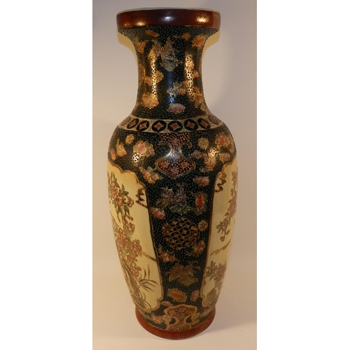 189 - Large satsuma Vase apx 61cm height