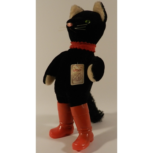 208 - Grisly Company, cat in boots, west Germany, 100% mohair