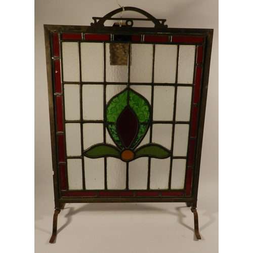 236 - Stained Glass Fire Guard 