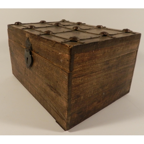 249 - Wooden Box , apx 13cm height, 23x18cm