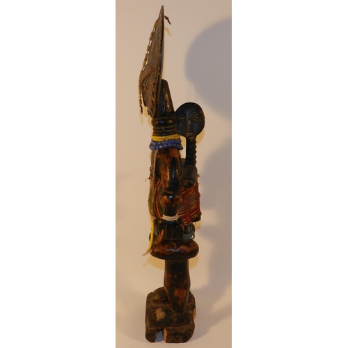 260 - African figure with child apx 46cm height