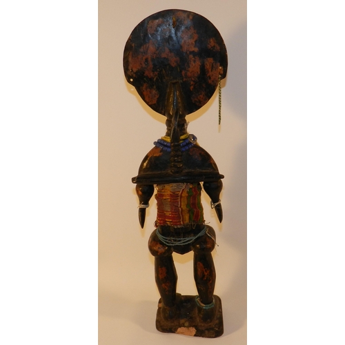 260 - African figure with child apx 46cm height