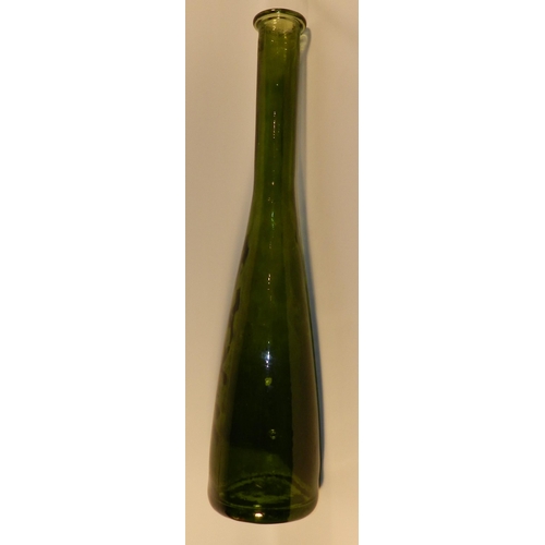 261 - Monster vase, green glass , apx 80cm height